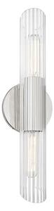 Cecily Wall Light Nickel, Wall Light, Small, Polished Nickel - Andrew Martin