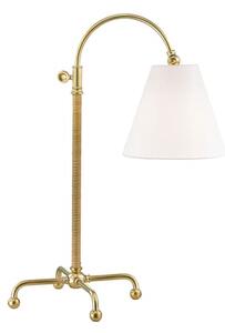 Curves Table Lamp, Desk Lamp, Brass/Gold - Andrew Martin