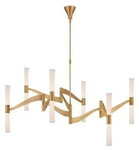Brenta Grande Chandelier Brass, Hand-Rubbed Antique Brass - Andrew Martin