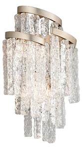 Mont Blanc Wall Light, Clear/Silver - Andrew Martin