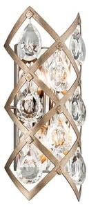 Tiara Wall Light, Brass/Clear - Andrew Martin