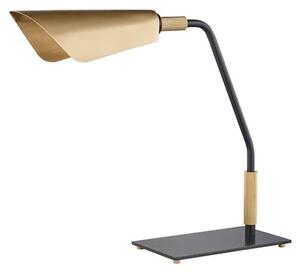 Bowery Table Lamp, Desk Lamp, Black/Bronze - Andrew Martin