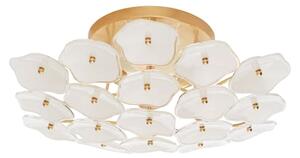 Leighton Flush Brass, Ceiling Light, Soft Brass - Andrew Martin