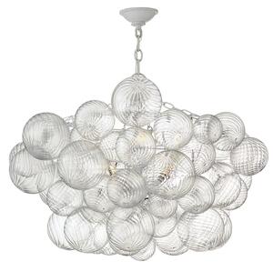 Talia Chandelier White, Chandelier, Plaster White - Andrew Martin