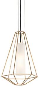 Draft Tall Pendant, Ceiling Light, Gold - Andrew Martin