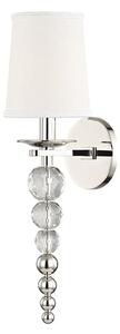 Persis Wall Light Nickel, Wall Light, Polished Nickel - Andrew Martin