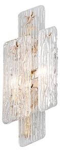 Piemonte Wall Light, Clear/Gold - Andrew Martin