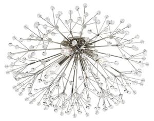 Dunkirk Flush Nickel, Ceiling Light, Polished Nickel - Andrew Martin