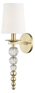 Persis Wall Light Brass, Wall Light, Aged Brass - Andrew Martin