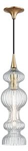 Pomfret Pendant Brass, Pendant Light, Aged Brass - Andrew Martin