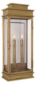 Linear Wall Light Brass, Wall Light, Antique-Burnished Brass - Andrew Martin