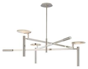 Melange Chandelier Nickel, Polished Nickel - Andrew Martin