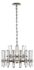 Bonnington Chandelier Nickel, Small, Polished Nickel - Andrew Martin