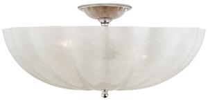 Rosehill Flush Nickel, Ceiling Light, Polished Nickel - Andrew Martin