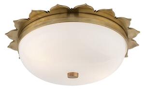 Rachel Flush Light Brass, Ceiling Light, Natural Brass - Andrew Martin