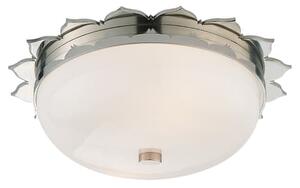 Rachel Flush Light Nickel, Ceiling Light, Polished Nickel - Andrew Martin