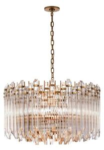 Adele Chandelier Brass, Hand-Rubbed Antique Brass - Andrew Martin