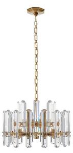 Bonnington Chandelier Brass, Small, Hand-Rubbed Antique Brass - Andrew Martin