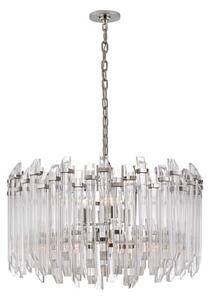 Adele Chandelier Nickel, Polished Nickel - Andrew Martin