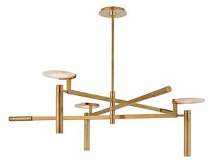 Melange Chandelier Brass, Antique-Burnished Brass - Andrew Martin