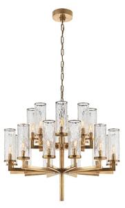 Liaison Chandelier Brass, 2 Tier, Antique-Burnished Brass - Andrew Martin