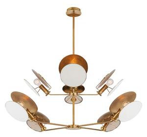 Osiris Chandelier Brass, Hand-Rubbed Antique Brass - Andrew Martin