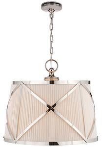 Grosvenor Pendant Nickel, Pendant Light, Polished Nickel - Andrew Martin