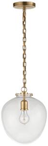 Katie Pendant Brass, Pendant Light, Hand-Rubbed Antique Brass - Andrew Martin