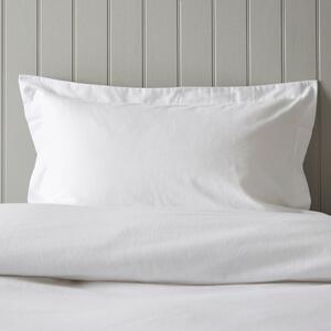 Soft & Cosy Luxury Brushed Cotton Oxford Pillowcase White