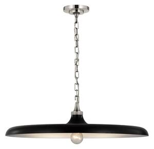 Piatto Pendant Nickel, Pendant Light, Polished Nickel - Andrew Martin