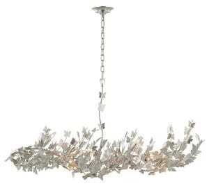 Farfalle Pendant Silver, Pendant Light, Burnished Silver Leaf - Andrew Martin