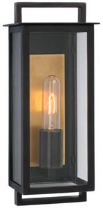 Halle Narrow Wall Light, Small, Black - Andrew Martin