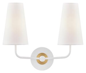 Merri Double Wall Light, Brass/Nickel - Andrew Martin