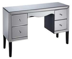 Palermo 4 Drawer Dressing Table Silver