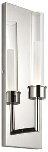 Linger Wall Light Nickel, Wall Light, Polished Nickel - Andrew Martin