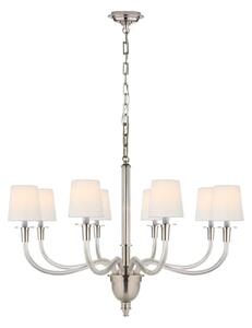 Vivian Chandelier Nickel, Polished Nickel Andrew Martin