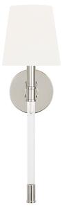 Hanover Wall Light Nickel, Wall Light, Polished Nickel - Andrew Martin