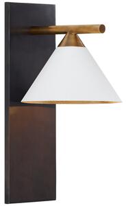 Cleo Wall Light White, Wall Light, Matte White - Andrew Martin