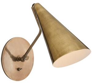 Clemente Wall Light, Hand-Rubbed Antique Brass - Andrew Martin