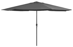 Outdoor Parasol with Metal Pole 400 cm Anthracite