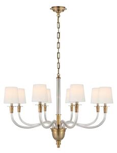 Vivian Chandelier Brass, Hand-Rubbed Antique Brass - Andrew Martin