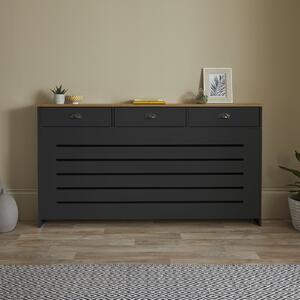 Banbury Large Radiator Cover Black