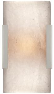 Covet Wide Wall Light Nickel, Wall Light, Polished Nickel - Andrew Martin