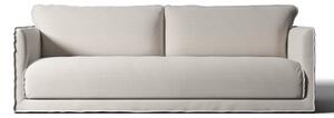 Whitecliff Sofa, Sofa, White - Andrew Martin Timothy Oulton Linen