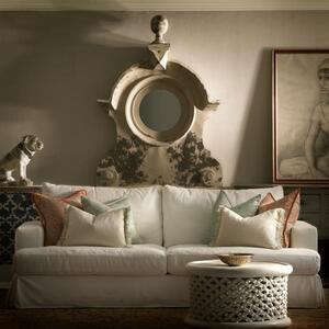 Strand Sofa, Sofa, White/Light Neutral - Andrew Martin Linen