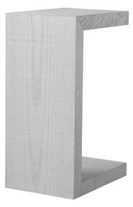 Raffles Side Table White, End Table, White - Andrew Martin