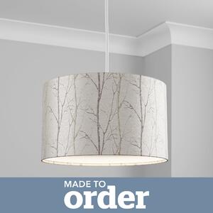 Made To Order Cylinder Shade Silver