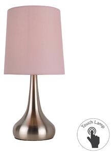Rimini Pink Touch Dimmable Lamp Pink