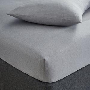 Fogarty Soft Touch Fitted Sheet Grey Marl