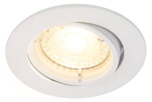 Carina LED downlight 2,700 K dim tilt white